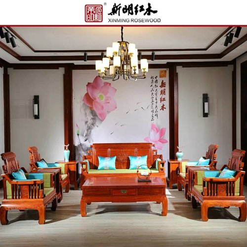 瑞雅轩红木衣柜床榻组合